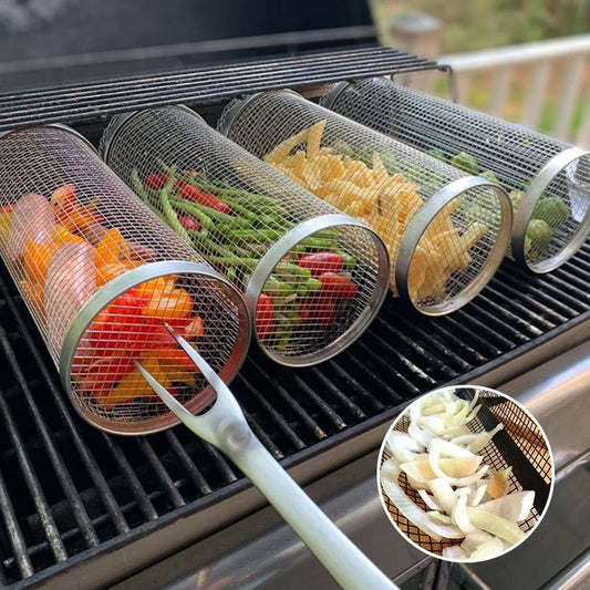 Stainless Steel BBQ Grill Basket
